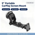 9-Inch Compact Carplay Screen Holder - 17.2Mm Dashboard-Windshield Suction Cup Mount, 360° Rotation, Universal for 9-Inch Portable Monitors, Compatible with Cars/Suv/Rvs (Car Interior Accessory)