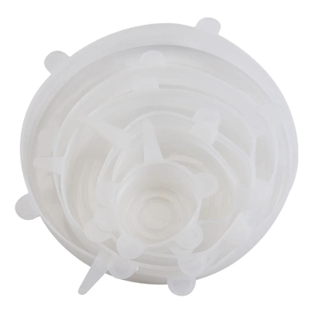 FreshFit™ Reusable Silicone Stretch Lids – 6 Piece Set