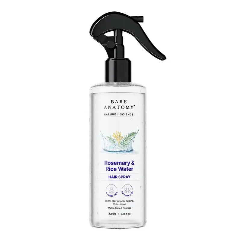 Nature X Science Rosemary Water and Rice Water |100% Natural Extract | Soft & Smooth Hair Non-Greasy & Fast Absorbing | 200 Ml