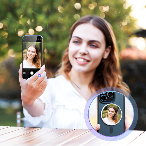 2.2" Magnetic Selfie Mirror for Back Camera Wide Angle Phone Convex Mirror